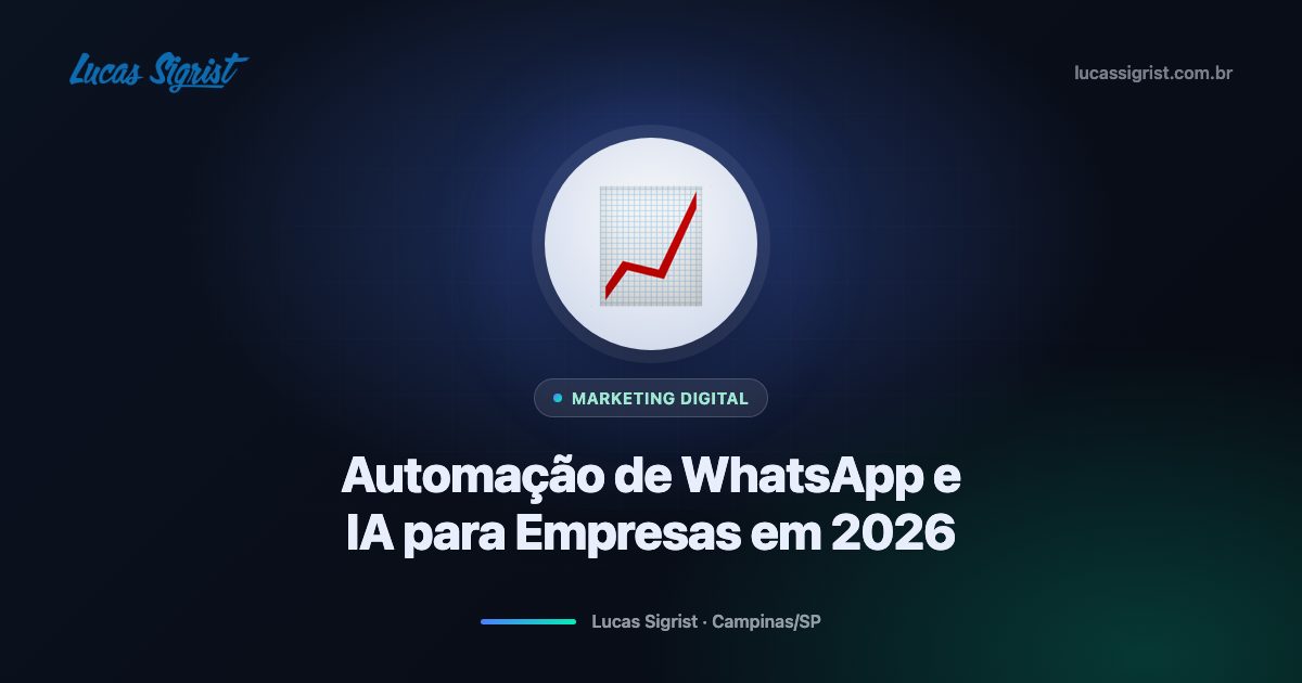 Automação de WhatsApp e IA para Empresas em 2026: Ferramentas do Mercado, Tendências e Estratégias 🤖