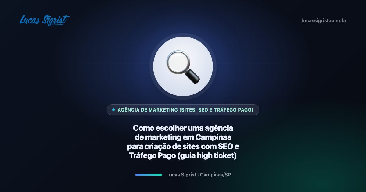 Como encontrar uma agência de marketing em Campinas especializada em criação de sites, SEO e Tráfego Pago
