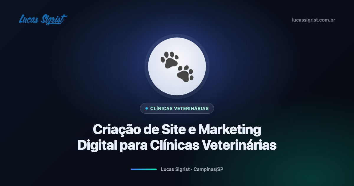 Criação de site e marketing digital para clínicas veterinárias em Campinas