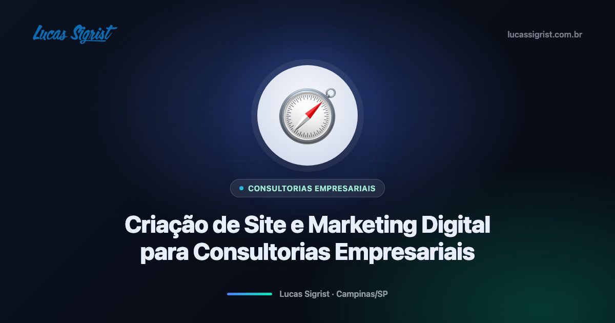 Criação de site e marketing digital para consultorias empresariais em Campinas