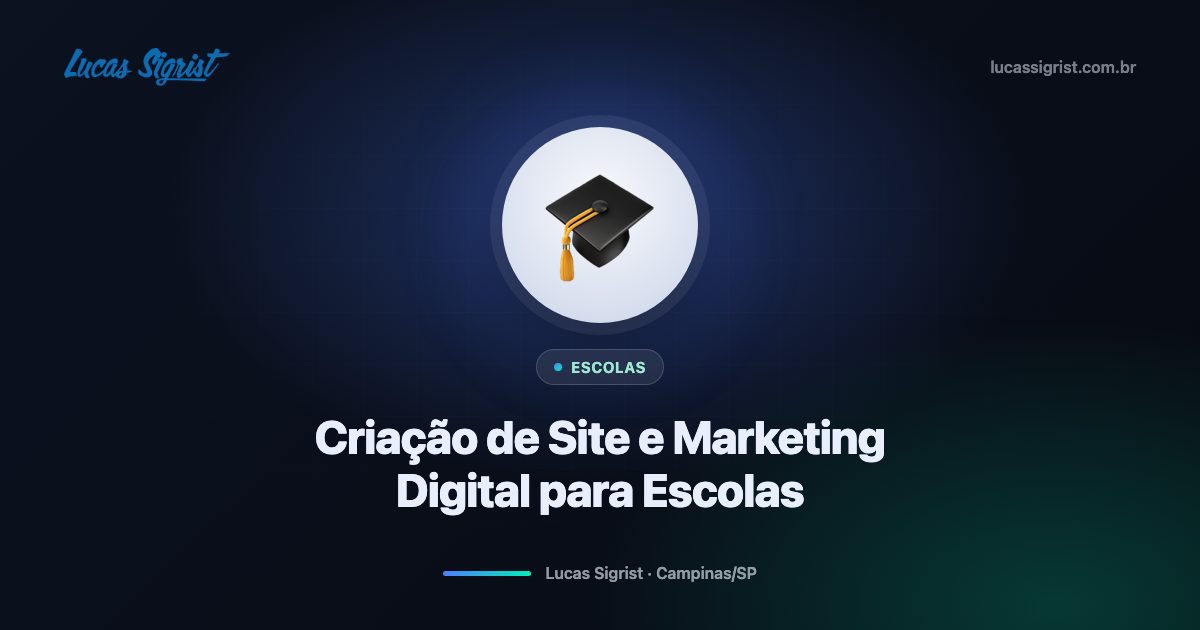 Criação de site e marketing digital para escolas em Campinas