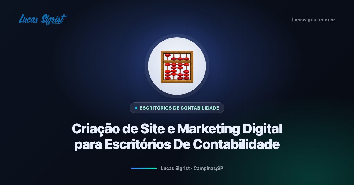 Criação de site e marketing digital para escritórios de contabilidade em Campinas
