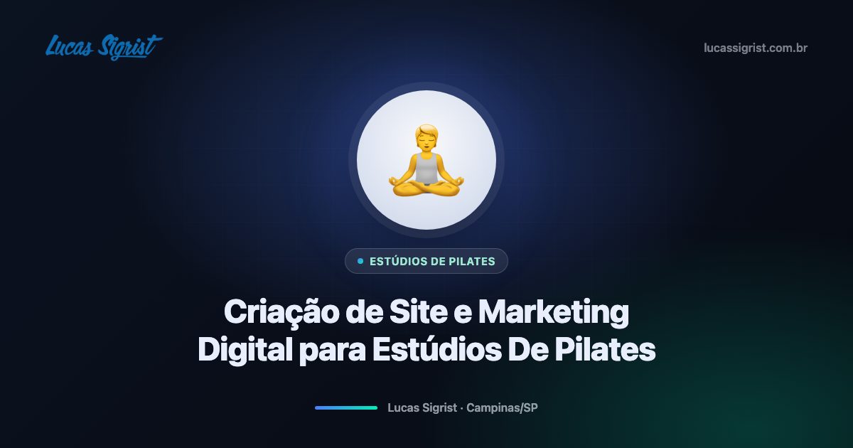 Criação de site e marketing digital para estúdios de pilates em Campinas