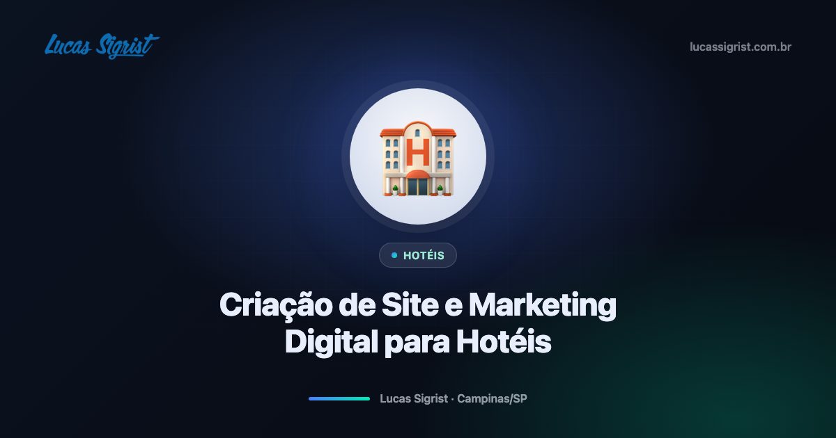 Criação de site e marketing digital para hotéis em Campinas