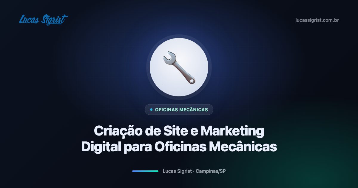 Criação de site e marketing digital para oficinas mecânicas em Campinas