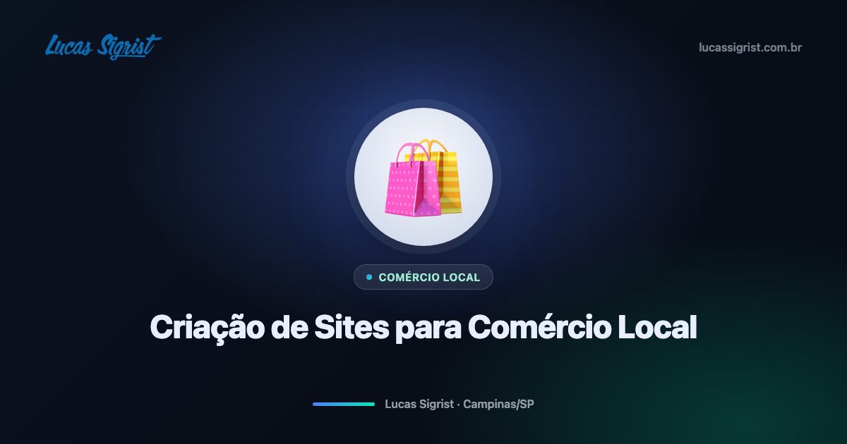 Criação de Sites para Comércio Local em Campinas