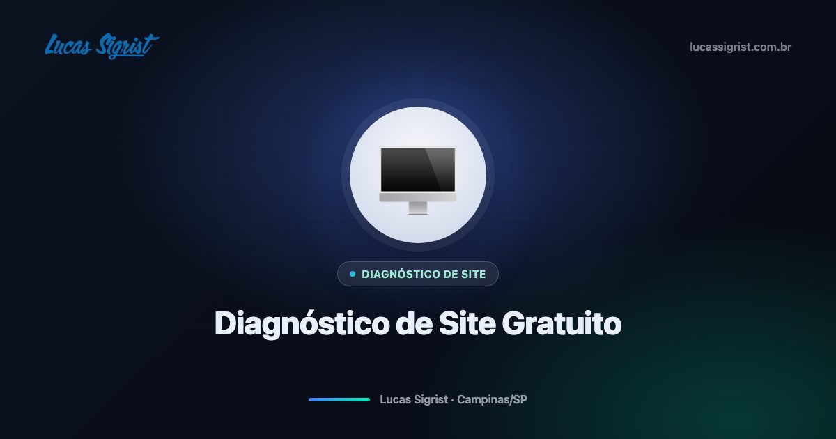Diagnóstico Profissional de Site: tudo que avaliamos (e como isso vira clientes)