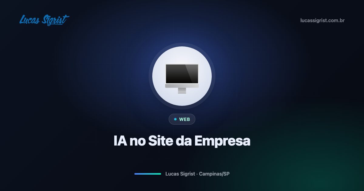 IA dentro do seu site