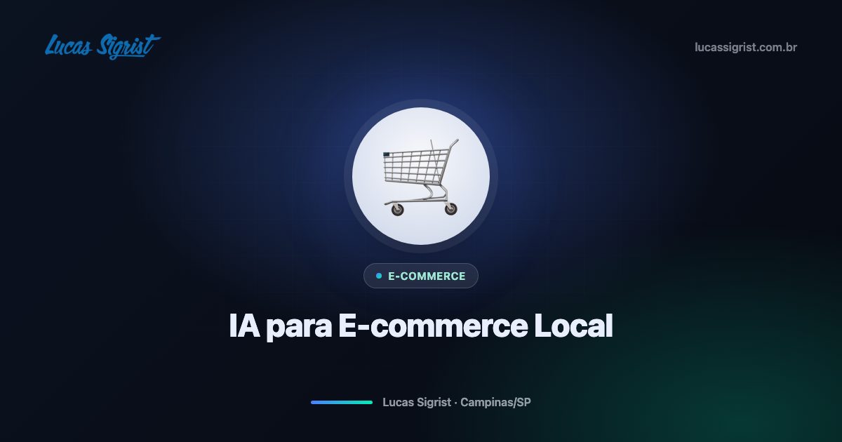 IA no e-commerce com foco local