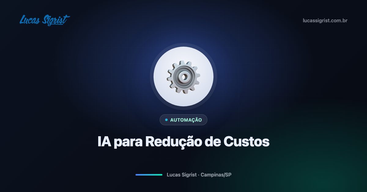 Eficiência operacional com IA