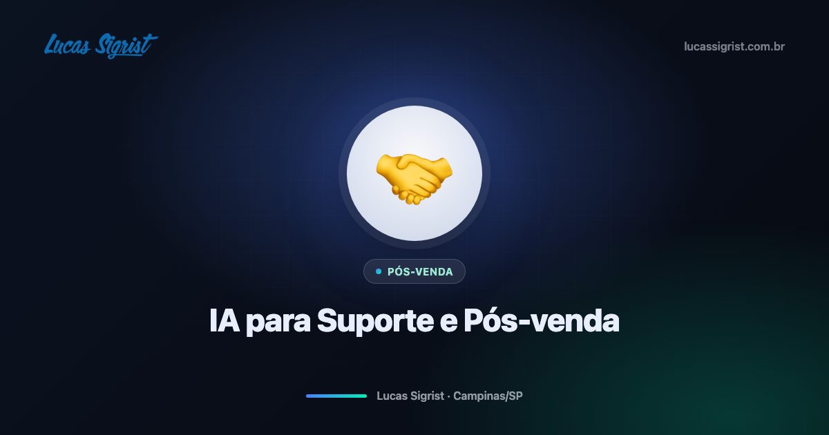 Pós-venda que gera lucro