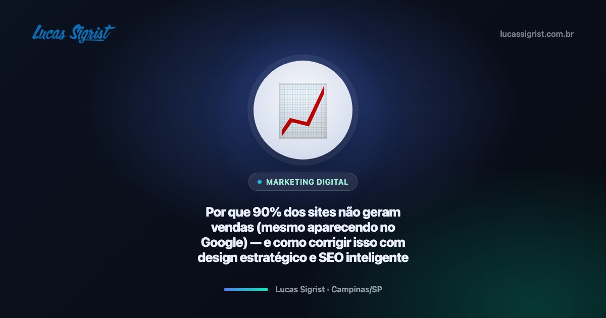 Por que 90% dos sites não geram vendas (mesmo aparecendo no Google)