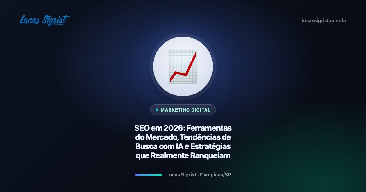 SEO em 2026: Ferramentas do Mercado, Tendências de Busca com IA e Estratégias que Realmente Ranqueiam 🔍