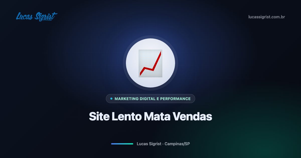 Site Lento Mata Vendas: Como a Velocidade Afeta SEO, Anúncios e Conversão em Campinas/SP