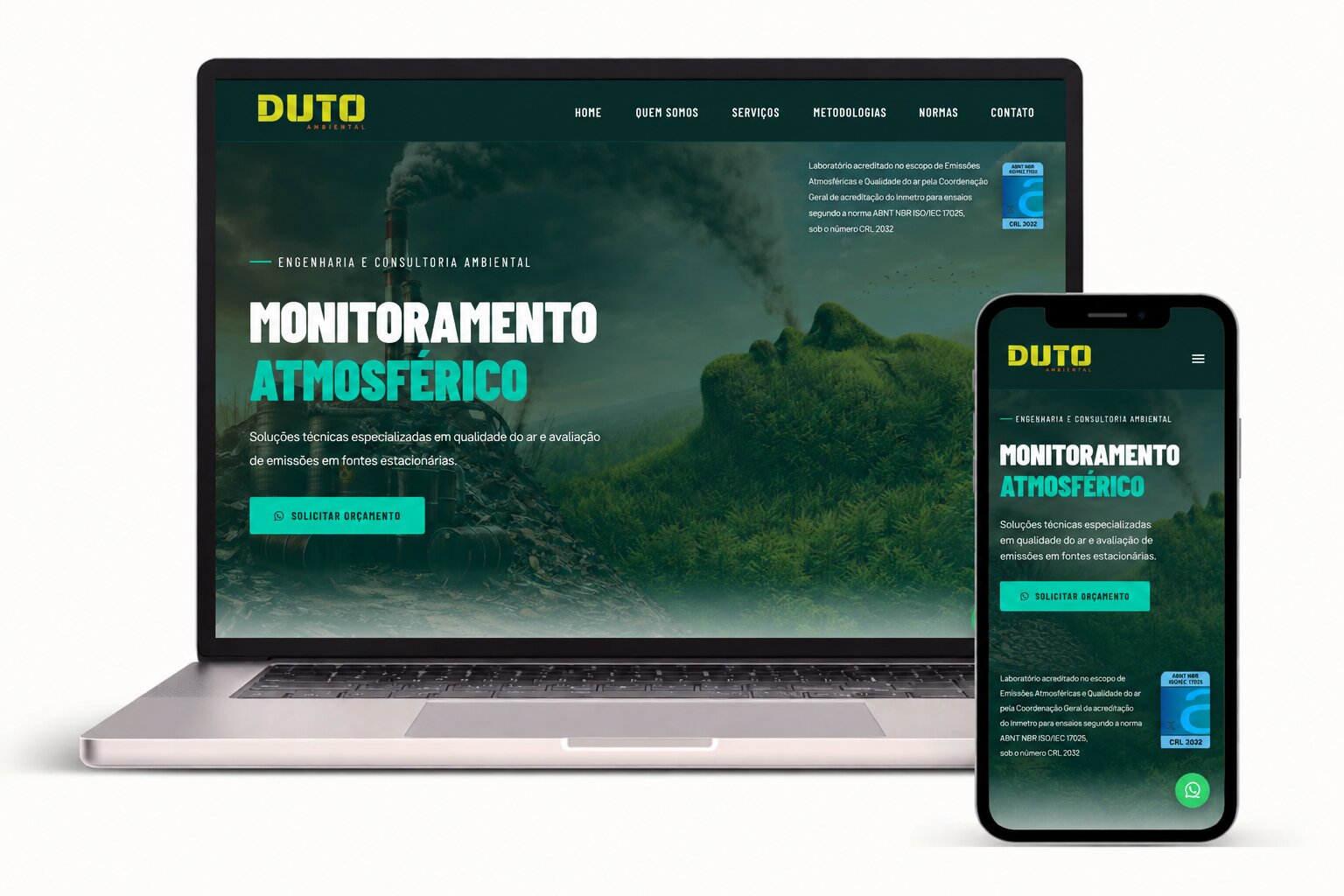 Projeto Duto Ambiental - monitoramento atmosférico